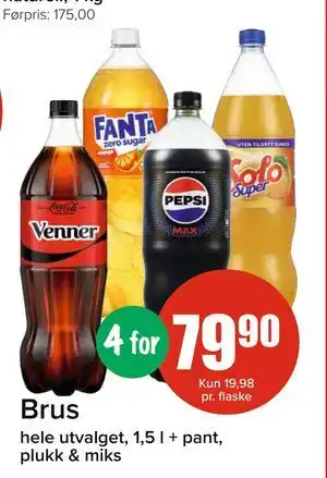 Spar Brus tilbud