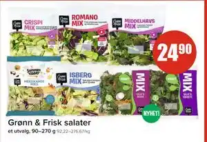 Spar Grønn & Frisk salater tilbud