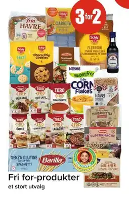 Spar Fri for-produkter tilbud