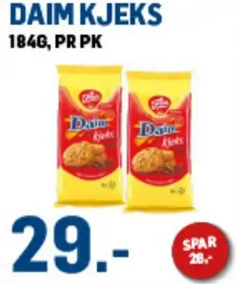 Price Lagerbutikk DAIM Kjeks tilbud
