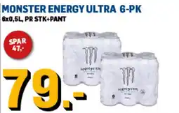 Price Lagerbutikk MONSTER Energy ultra 6-pk tilbud