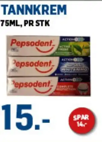 Price Lagerbutikk Tannkrem tilbud