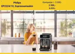 Skousen PHILIPS EP2224/10, Espressomaskin tilbud