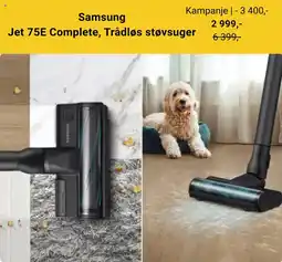 Skousen SAMSUNG Jet 75E Complete, Trådløs støvsuger tilbud