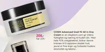 VITA COSRX Advanced Snail 92 All in One Cream tilbud