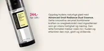 VITA COSRX Advanced Snail Radiance Dual Essence tilbud