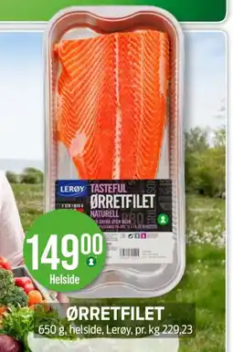 Kiwi LEROY Ørretfilet tilbud