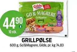 Kiwi GILDE Grillpølse tilbud