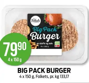 Kiwi FOLKETS Big pack burger tilbud