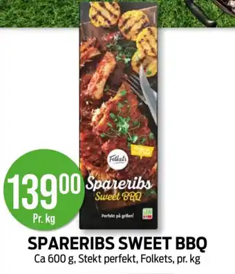 Kiwi FOLKETS Spareribs sweet bbq tilbud