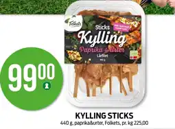 Kiwi FOLKETS Kylling sticks tilbud