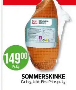 Kiwi FIRST PRICE Sommerskinke tilbud