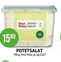 Kiwi FIRST PRICE Potetsalat tilbud