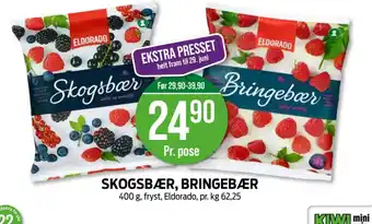 Kiwi ELDORADO Skogsbær, bringebær tilbud