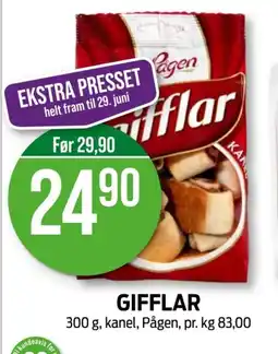 Kiwi PÅGEN Gifflar tilbud