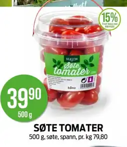 Kiwi Søte tomater tilbud