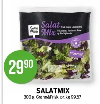 Kiwi Grønn&Frisk Salatmix tilbud
