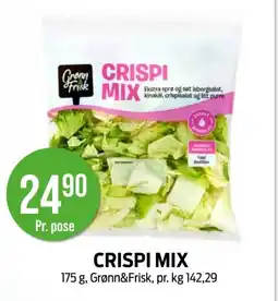 Kiwi Grønn&Frisk Crispi mix tilbud