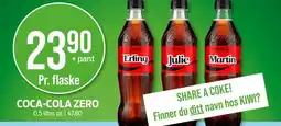 Kiwi COCA-COLA Zero tilbud