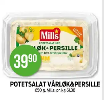Kiwi MILLS Potetsalat vårløk&persille tilbud