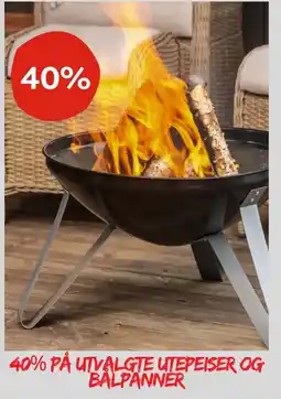 Plantasjen Utvalgte utepeiser og balpanner tilbud