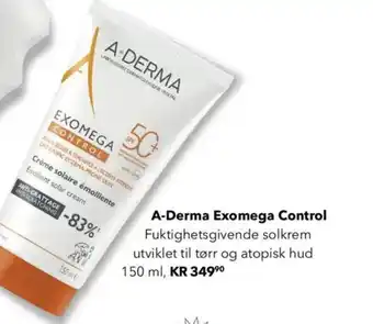 Apotek 1 A-DERMA Exomega Control tilbud