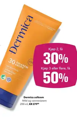 Apotek 1 Dermica solkrem tilbud