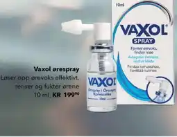 Apotek 1 VAXOL ørespray tilbud