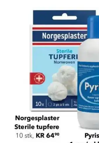 Apotek 1 Norgesplaster Sterile tupfere tilbud