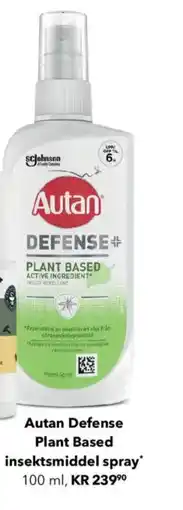 Apotek 1 Autan Defense Plant Based insektsmiddel spray tilbud
