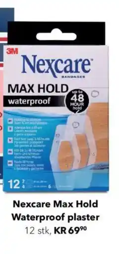Apotek 1 Nexcare Max Hold Waterproof plaster tilbud
