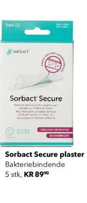 Apotek 1 Sorbact Secure plaster tilbud