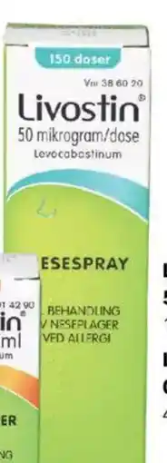 Apotek 1 Livostin nesepray tilbud