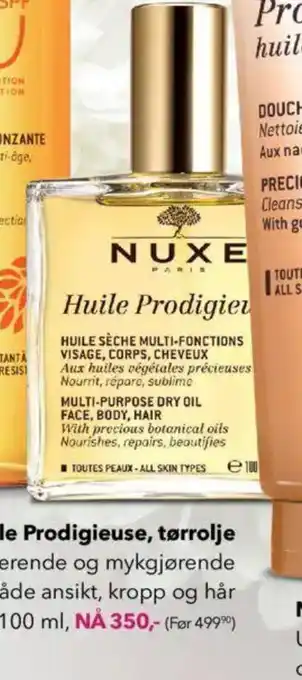 Apotek 1 NUXE Huile Prodigieuse, tørrolje tilbud