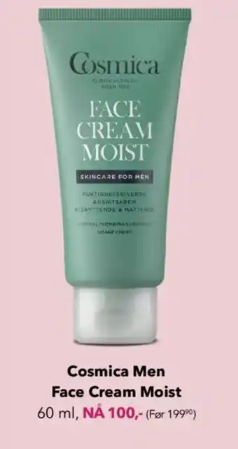 Apotek 1 Cosmica Men Face Cream Moist tilbud