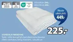 JYSK STORSOLA FIBERDYNE tilbud