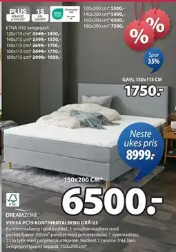 JYSK GAVL 150x115 CM tilbud