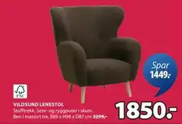 JYSK VILDSUND LENESTOL tilbud