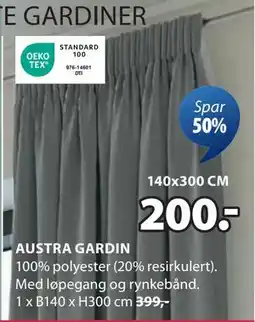 JYSK AUSTRA GARDIN tilbud