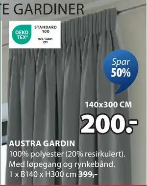 JYSK AUSTRA GARDIN tilbud