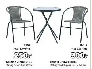 JYSK GRENAA STABLESTOL tilbud