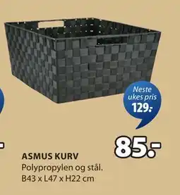 JYSK ASMUS KURV tilbud
