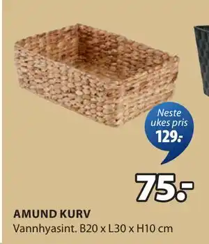 JYSK AMUND KURV tilbud