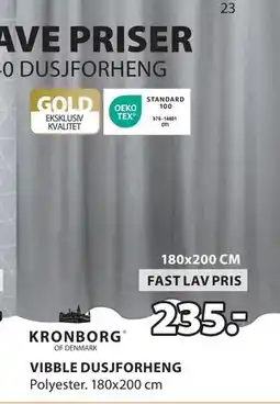 JYSK VIBBLE DUSJFORHENG tilbud