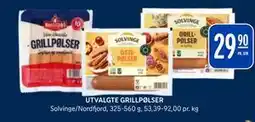 Rema 1000 UTVALGTE GRILLPØLSER tilbud