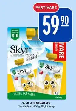 Rema 1000 SKYR MINI BANAN 6PK tilbud