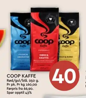 Coop Mega COOP KAFFE tilbud