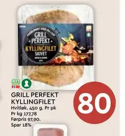Coop Mega GRILL PERFEKT KYLLINGFILET tilbud