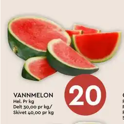 Coop Mega VANNMELON tilbud
