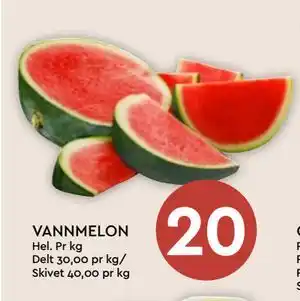 Coop Mega VANNMELON tilbud